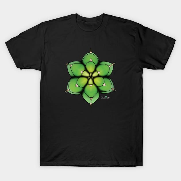 Trichocereus Pachanoi Lined T-Shirt by Cactee